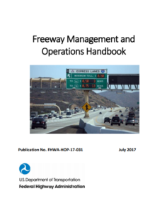 cover of the Freeway Management & Operations Handbook final draft